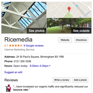 Ricemedia Knowledge Panel