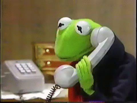 Kermit phone shopping basket abandonment