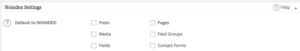 all in one seo noindex setting