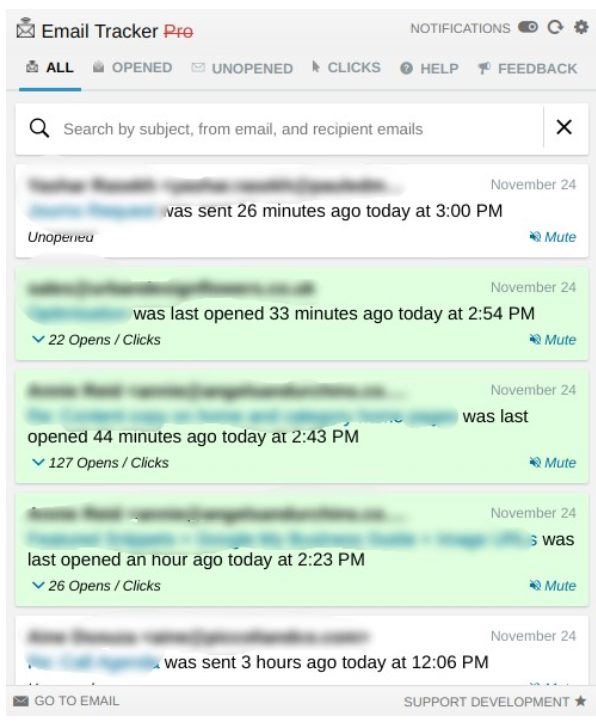 Email Tracker