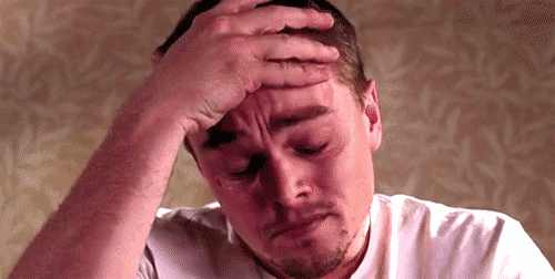 leonardo decaprio crying