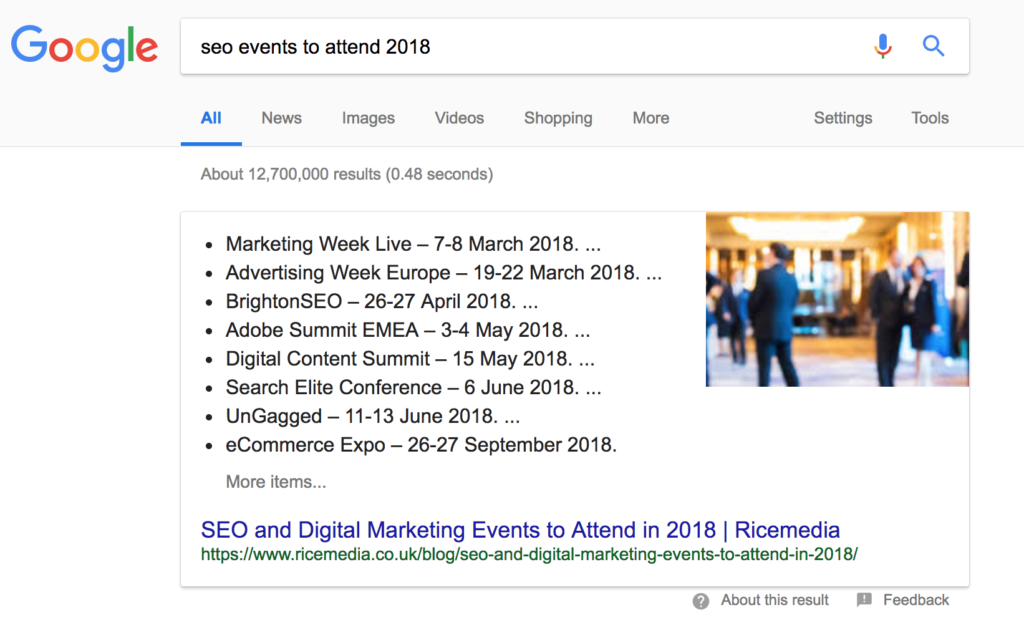 Google Featured Snippets