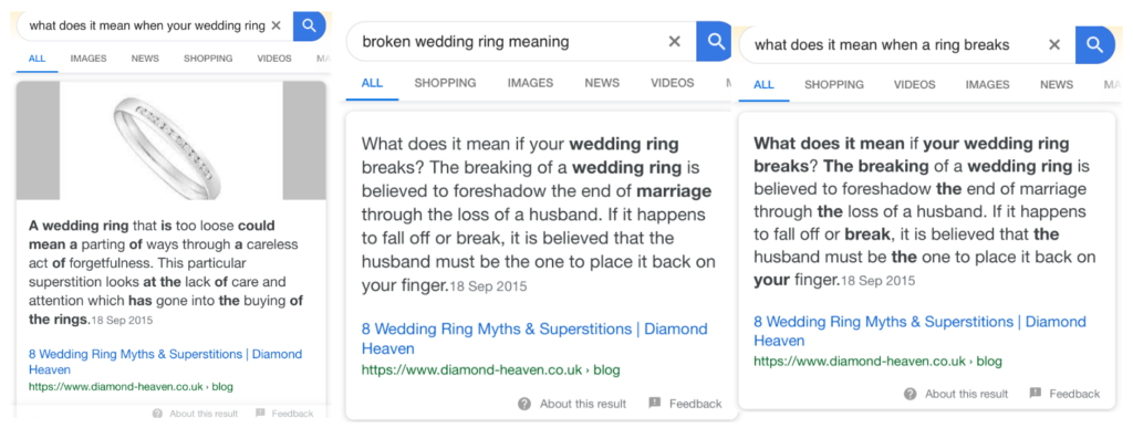 Featured Snippets Diamond Heaven