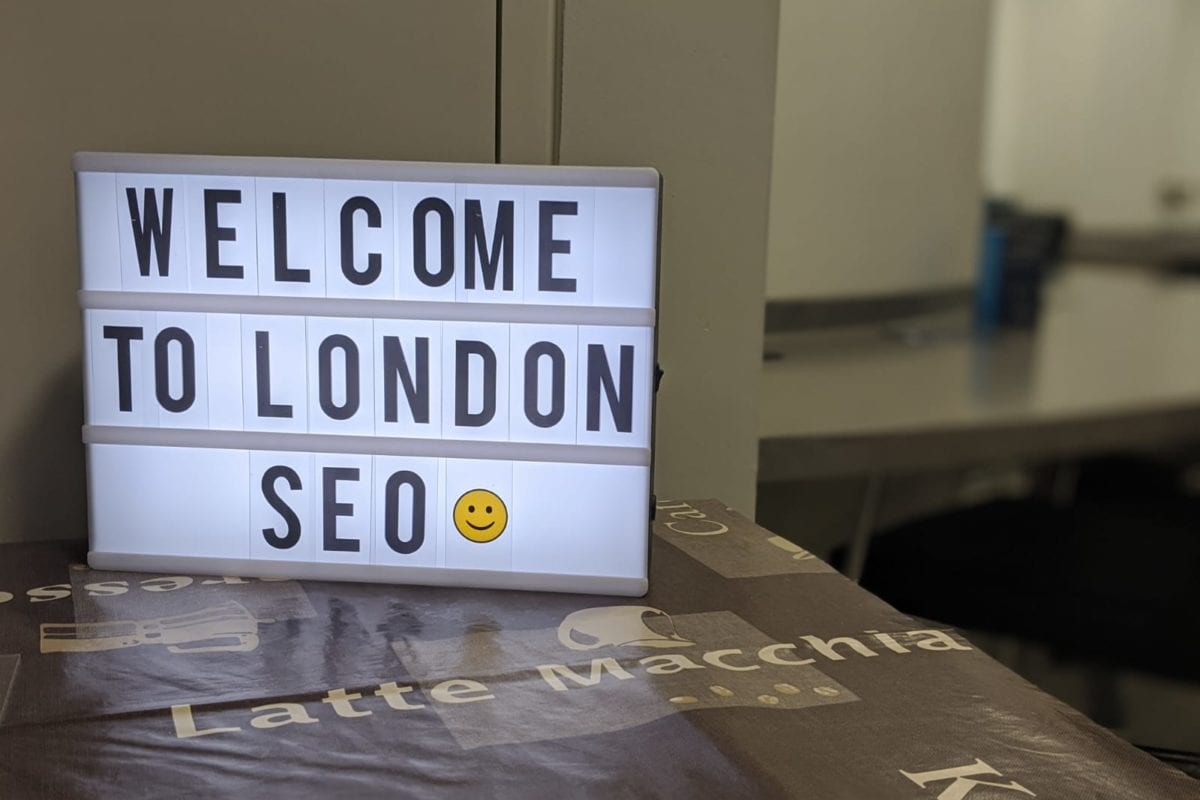 LondonSEOMeetup - January 2020